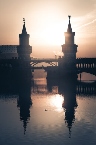 Berlin Oberbaumbrücke Fotodruck